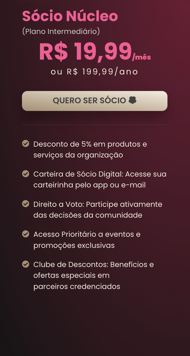 Sócio Núcleo Feminino
